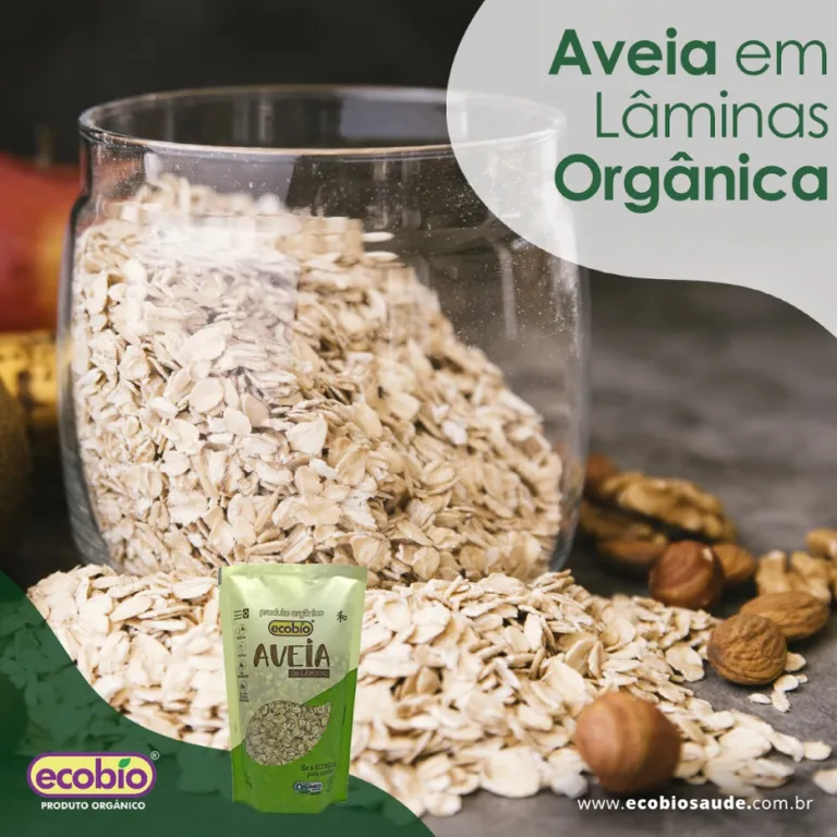 Aveia em lâminas orgânica